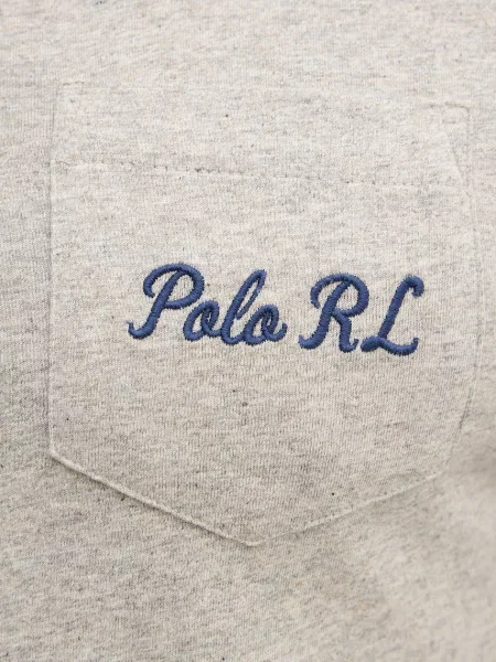 Футболка Polo Ralph Lauren с принтом серая