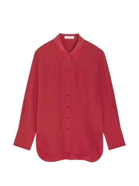 Cămașă Joseph de mătase roșu
