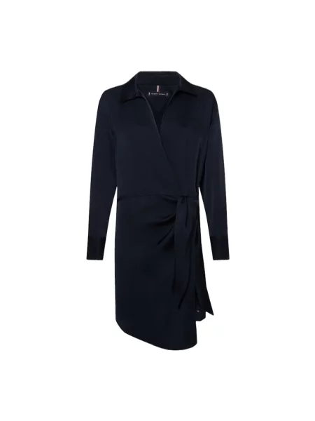 Sukienka koszulowa Tommy Hilfiger niebieska