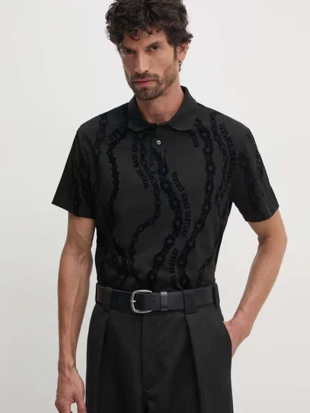 Polo Versace Jeans Couture negru