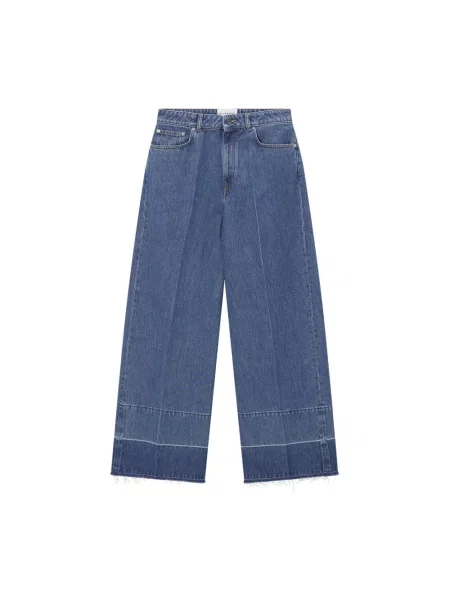 Szerokie jeansy Givenchy niebieskie