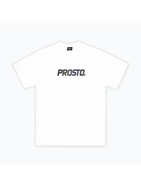 Tricou pentru bărbați PROSTO Cameleo white alb