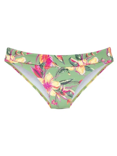 LASCANA Bikini hlačke svetlo / temno / svetlo oranžna / fuksija zelena