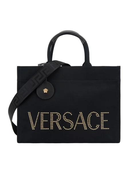 Torebka Versace skórzana czarna