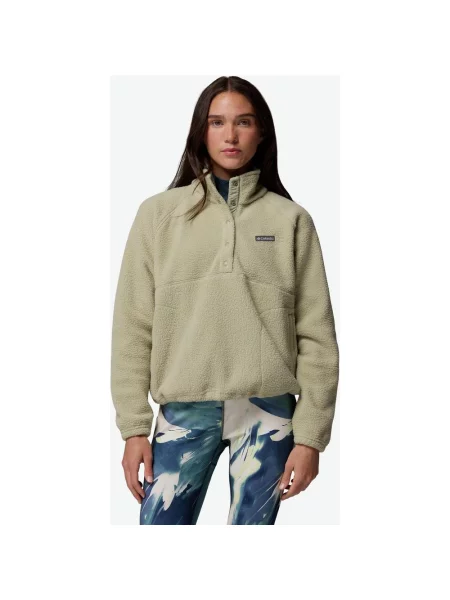 Polar Columbia Jasper Ridge Pebbled Fleece Half Snap XS beżowy