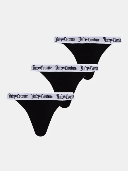 Kalhotky Juicy Couture DIDDY BRIEF PK x 3 černá