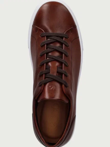Ecco Soft 10 sportcipő férfi bőr barna