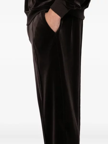 Pantaloni Tom Ford de catifea maro