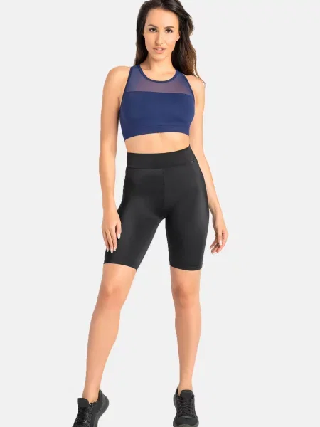 Legginsy krótkie na rower Teyli Kolli czarne