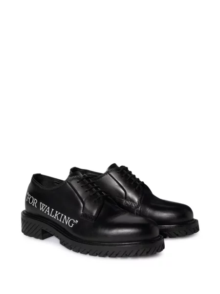 Žygiai pėsčiomis derby batai Off-white balta