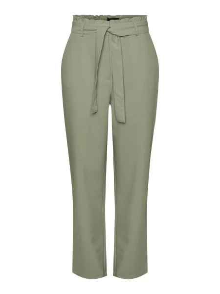PIECES Pantaloni deschis verde