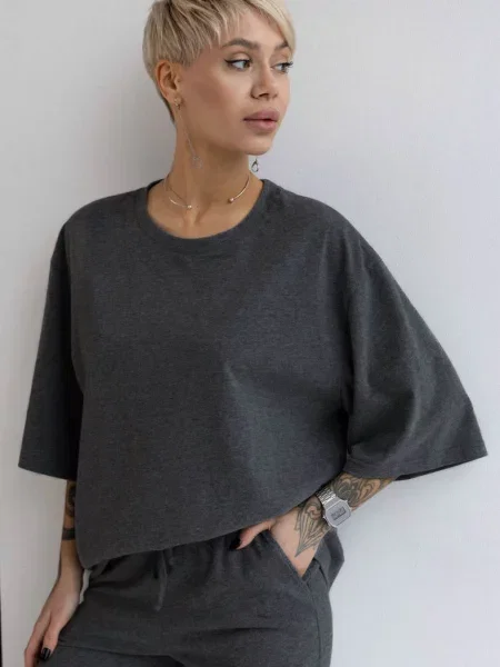 Женский джемпер сірий