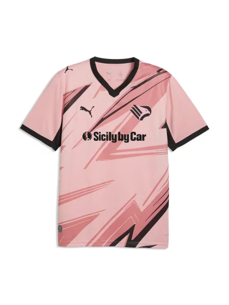 PUMA Młodzieżowa koszulka domowa Palermo FC Odzież różowy