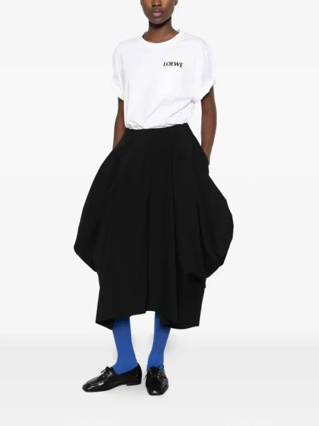 Тениска Loewe бродирана бяло