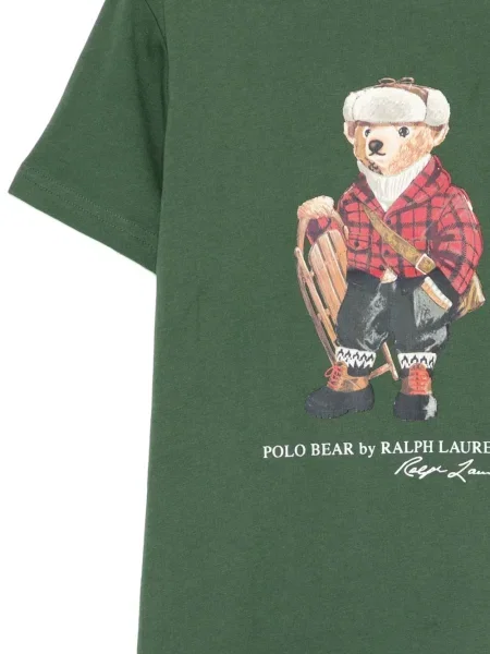 Koszulka polo dziecięca Polo Ralph Lauren zielona