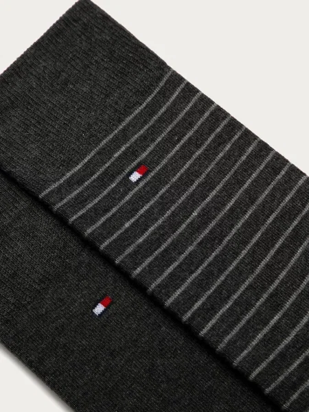 Tommy Hilfiger ponožky s bavlnou šedé