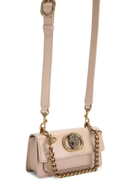Kurt Geiger London torebka skórzana Chelsea beżowa