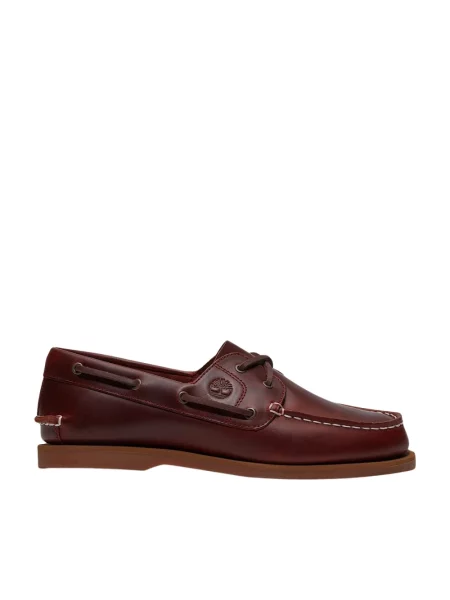 Półbuty Timberland skórzane czerwone