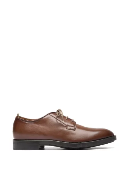 Pantofi derby Officine Creative din piele maro
