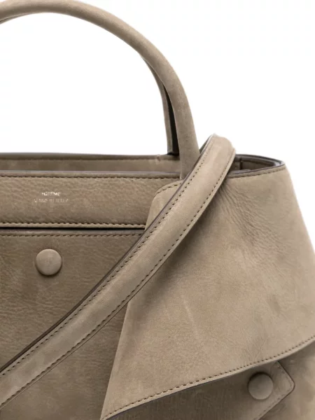 Nubuck τσάντα shopper Toteme γκρι