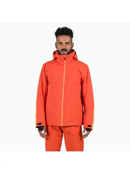 Мъжко скиорско яке Rossignol Strawpile tan червено