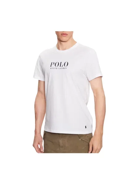 Polo Ralph Lauren t-shirt piżamowy biały