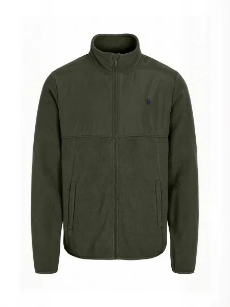 U.S. POLO ASSN. Geacă de primăvară-toamnă UMVitus verde