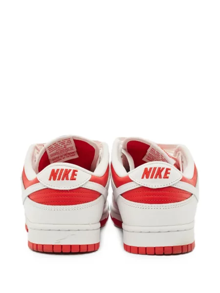 Sneakerși Nike Dunk din piele roșu