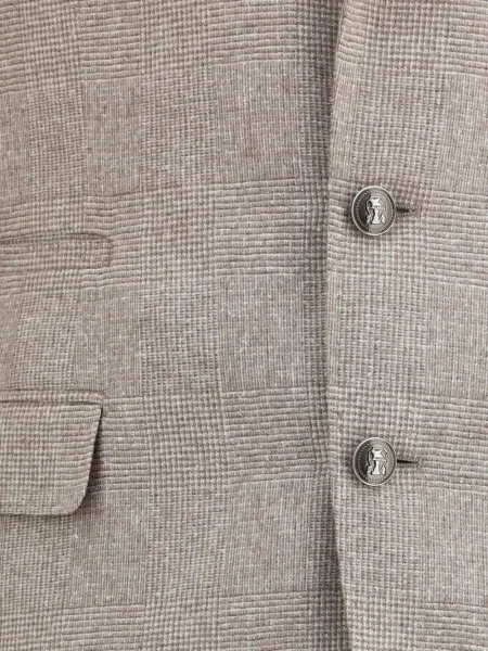 Costum Brunello Cucinelli în carouri de costum