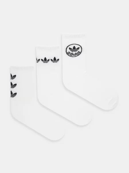 ADIDAS ORIGINALS Șosete TREFOIL negru alb