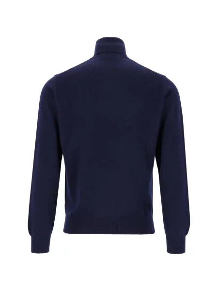 Sweter Al Duca D’aosta 1902 z kaszmiru niebieski