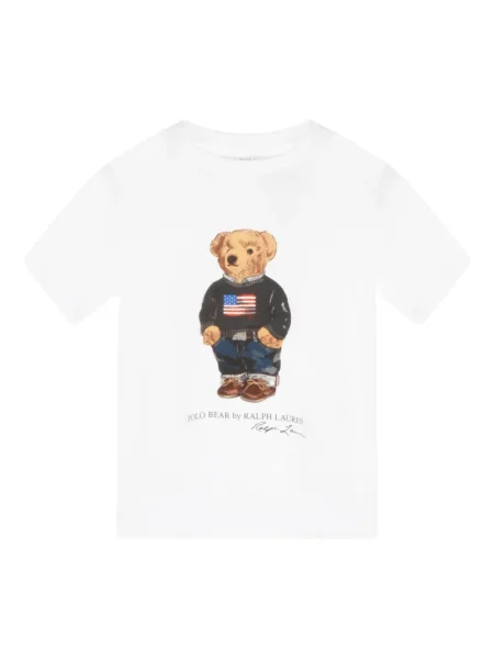 Koszulka polo dziecięca Polo Ralph Lauren biała