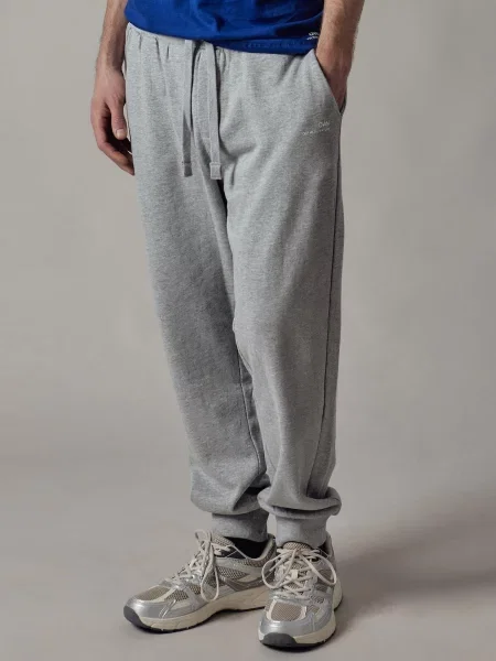 OWN Off With Nature Kalhoty Joggers Felpati světle šedá