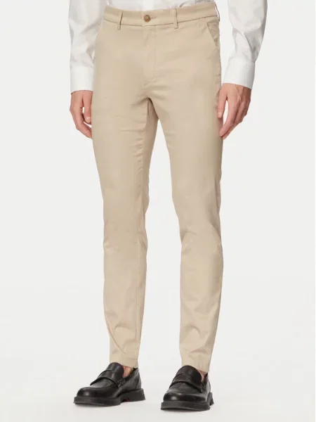 BOSS Pantaloni din Bej negru