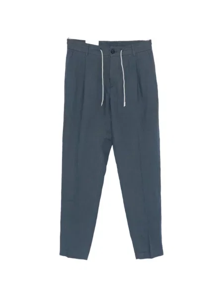 Pantaloni Eleventy cu cordon albastru