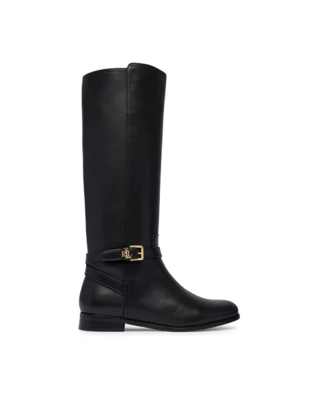 Oficerki LAUREN RALPH LAUREN czarne