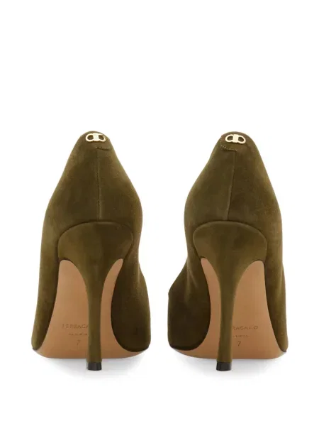 Pantofi cu toc Ferragamo verde