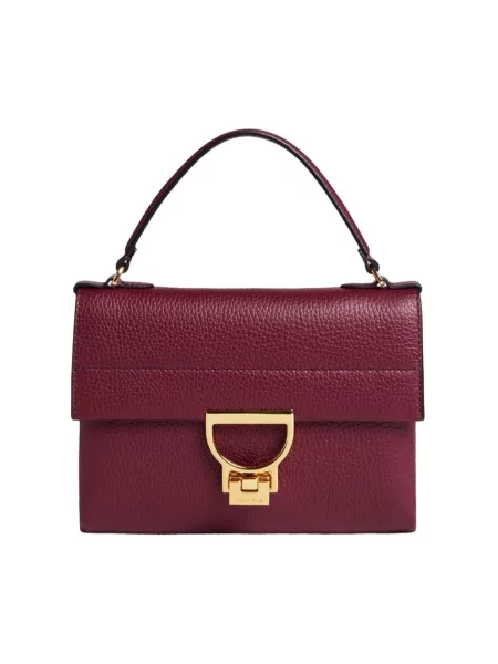 Kopertówka Coccinelle skórzana brązowa