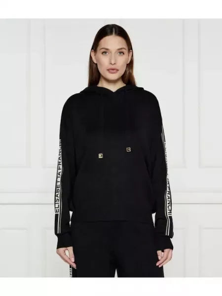 Elisabetta Franchi Pulover negru
