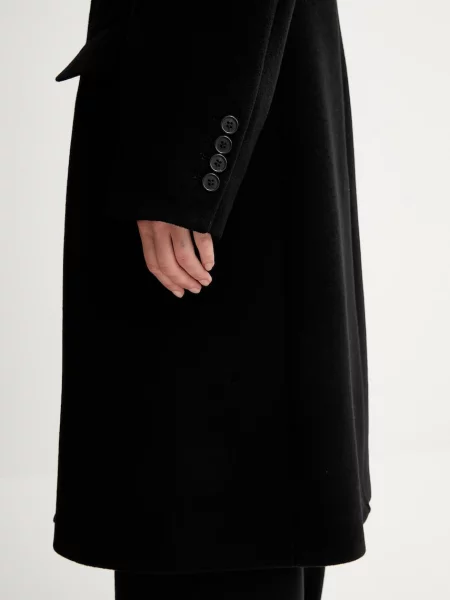 Шерстяное пальто Filippa K черное
