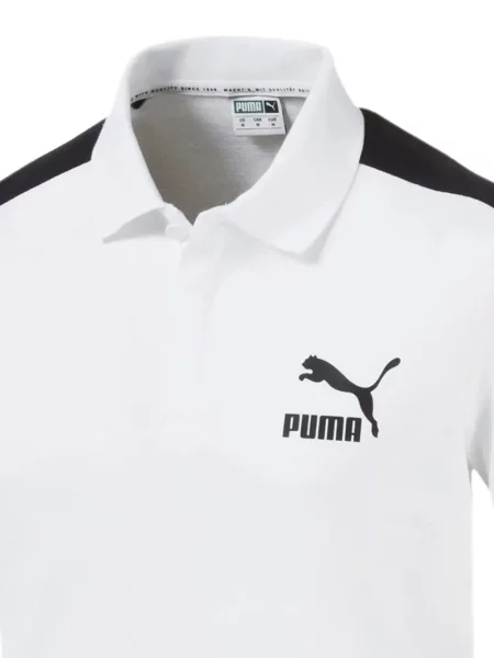 Tricou polo Puma alb