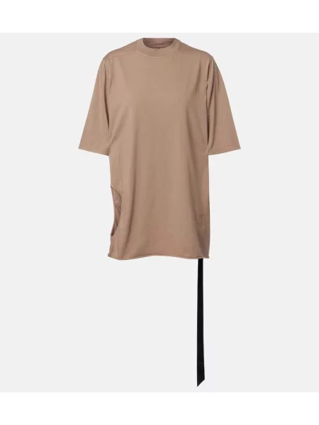 Tricou Rick Owens din jerseu maro