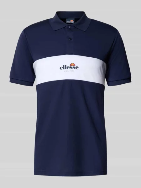 Koszulka polo o kroju slim fit z nadrukiem z logo model ‘MACKENNA’ Ellesse