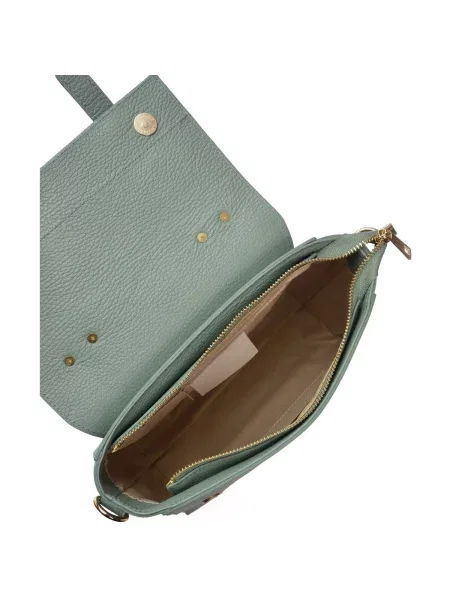 Geantă shopper Anna Luchini verde