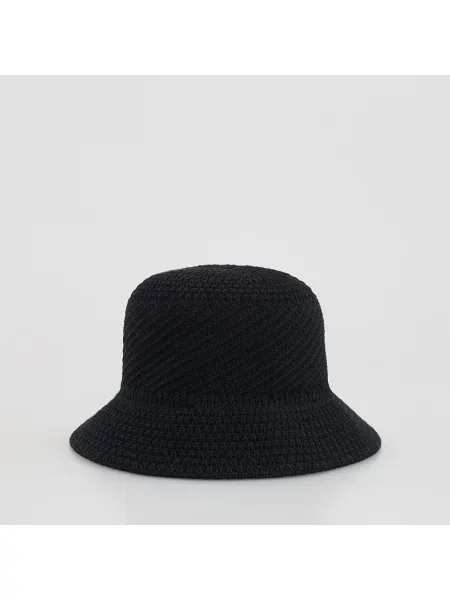 Reserved Klobouk typu bucket hat černý
