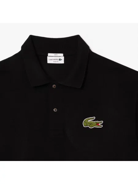 Поло Lacoste черное