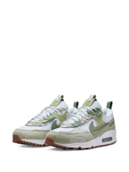Fotbal sneakerși Nike Metcon din piele cu broderie alb