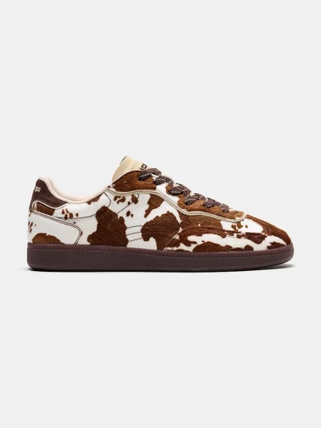 Sneakerși Hoff cu imagine maro