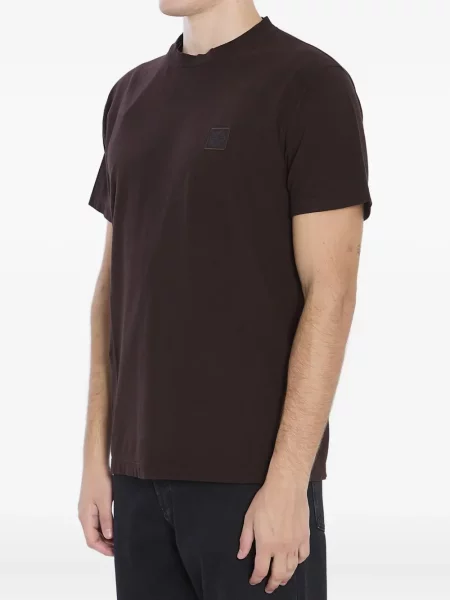 Tricou Stone Island cu strasuri maro