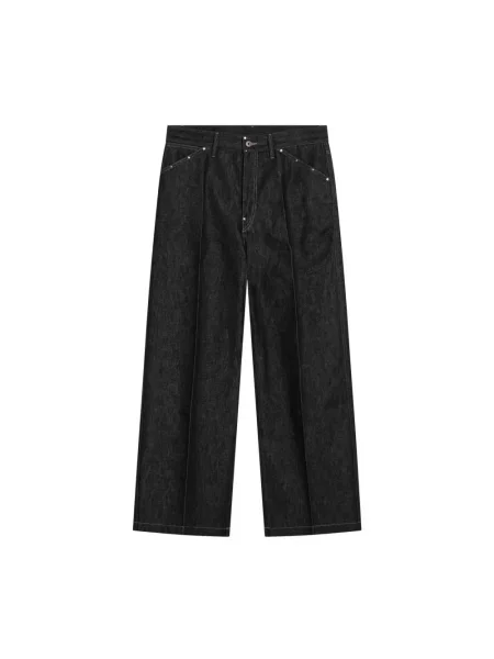 Jeansy Lemaire z ćwiekami szare